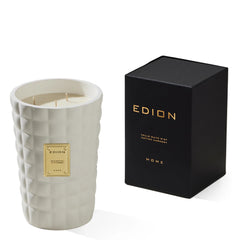 Aromatinė žvakė CELLO SUITE N. 27 COTTON HARMONY 500 g - SILUETI