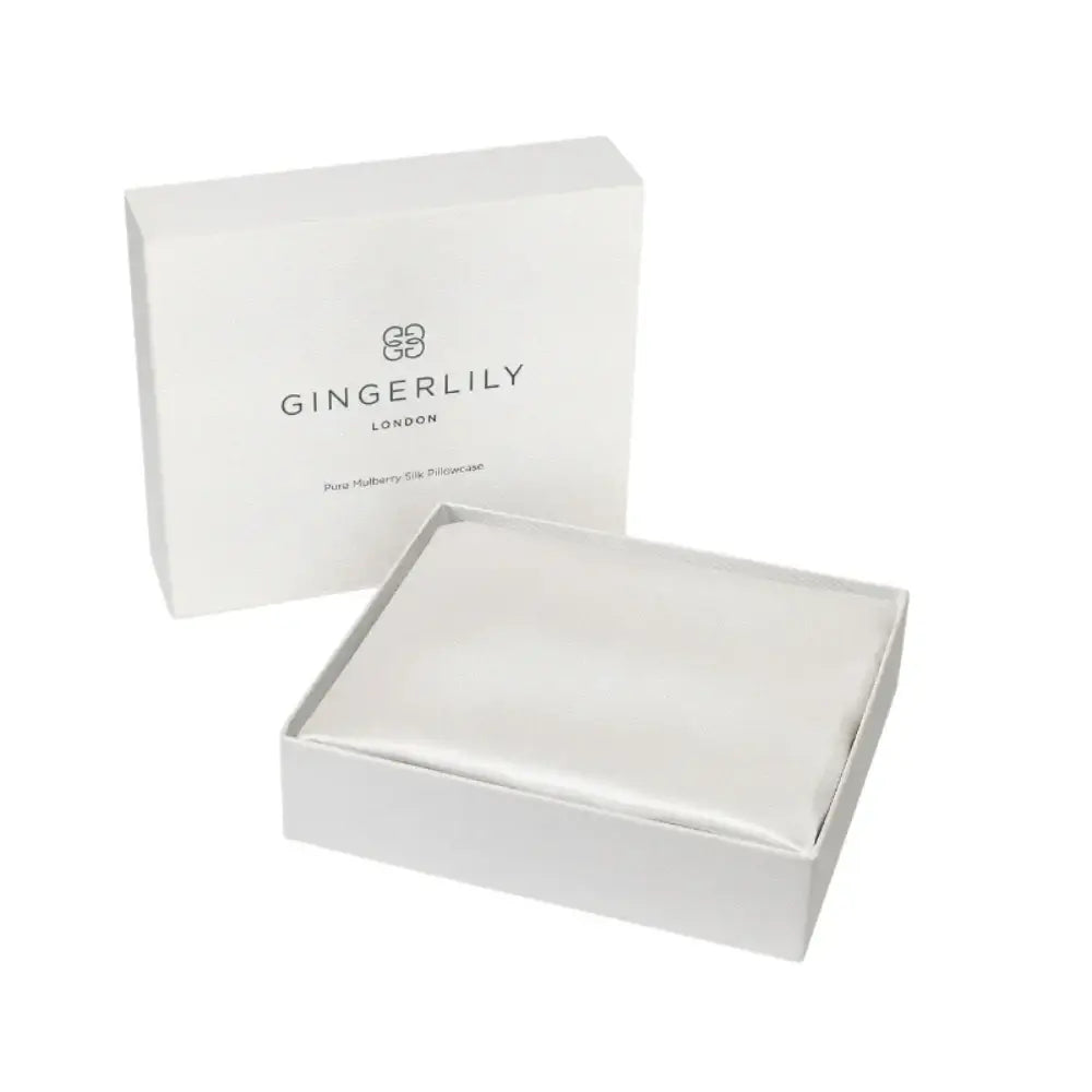 Šilkinis užvalkalas pagalvei BEAUTY BOX IVORY 50x75 cm - SILUETI