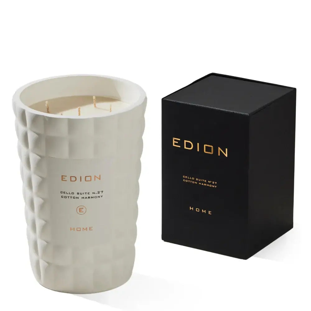 Aromatinė žvakė CELLO SUITE N. 27 COTTON HARMONY 2.5 kg - SILUETI