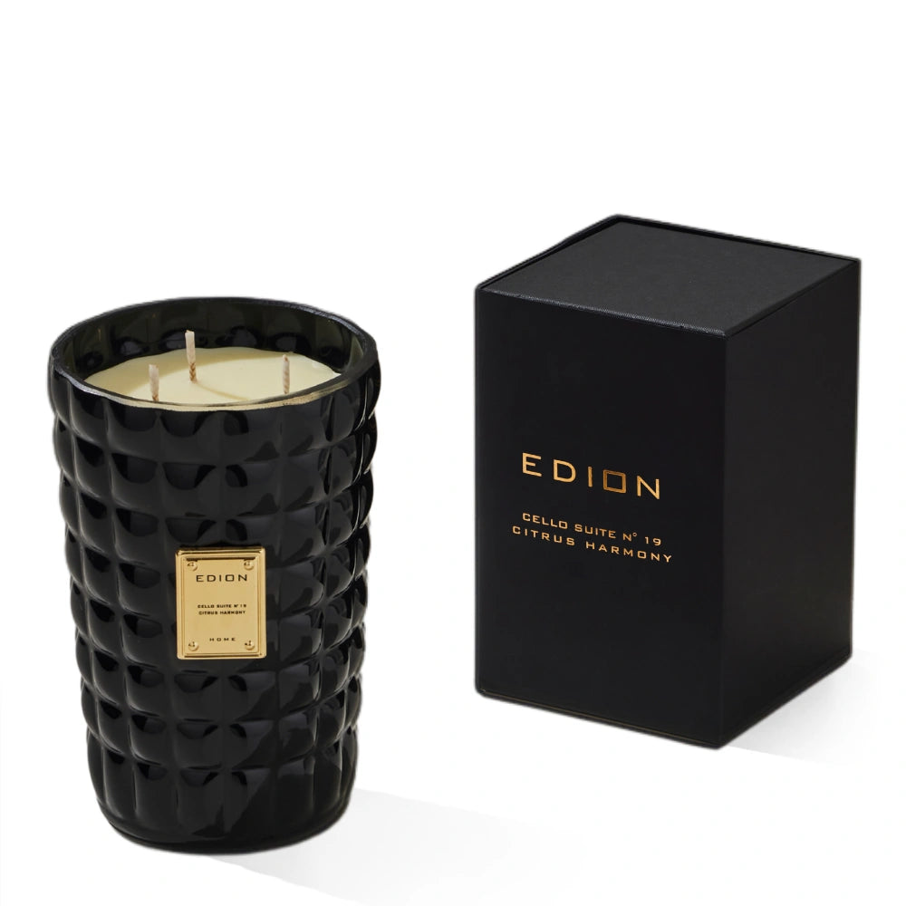 Aromatinė žvakė CELLO SUITE N. 19 CITRUS HARMONY 500 g - SILUETI