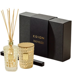 CELLO SUITE N. 31 AMBER HARMONY aromatinės žvakės ir namų kvapo rinkinys - EDION