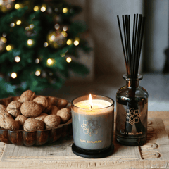 Aromatinės žvakės ir namų kvapo rinkinys MAX BENJAMIN - SILUETI