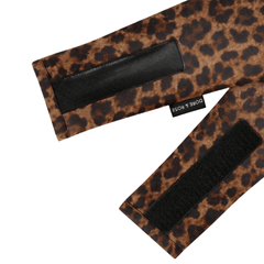 Šilkinė miego kaukė DEEP SLEEP MASK LEOPARD | DORE & ROSE | www.SILUETI.shop