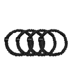 Šilko gumytės plaukams BLACK | DORE & ROSE | www.SILUETI.shop