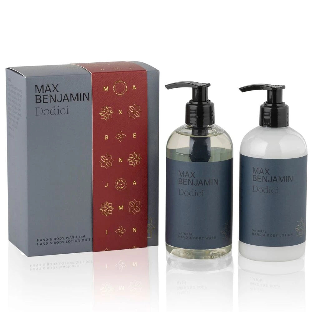 MAX BENJAMIN Aromatinio prausiklio ir losjono rinkinys DODICI | SILUETI e-boutique