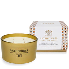 RATHBORNES Aromatinė žvakė DUBLIN CHRISTMAS | Interjero dekoras ir dovanos | SILUETI e-boutique