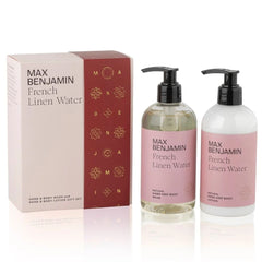 Aromatinio prausiklio ir losjono rinkinys FRENCH LINEN WATER - SILUETI e-boutique