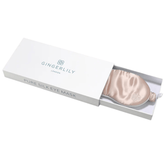 GINGERLILY Šilkinė kaukė akims BLUSH - SILUETI.shop