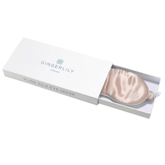 GINGERLILY Šilkinė kaukė akims BLUSH - SILUETI.shop