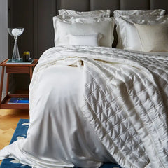 Šilkinis užvalkalas antklodei IVORY - SILUETI