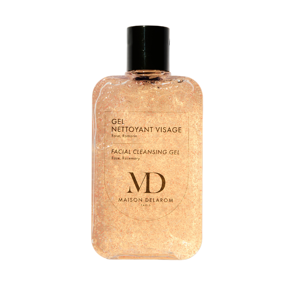 Valomasis veido gelis ROSE, ROSEMARY | MAISON DELAROM | SILUETI e-boutique