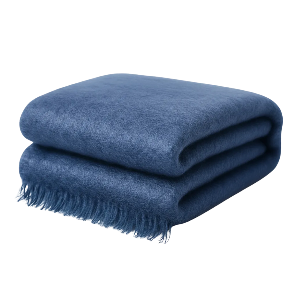 MOHAIR HAGUE BLUE Pledas | FOXFORD | SILUETI e-Boutique