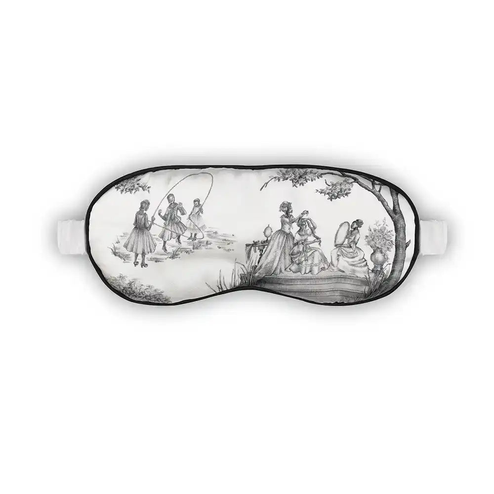 Šilkinė kaukė akims HARLEM TOILE IVORY - SILUETI