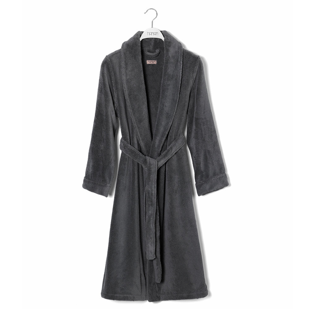 HAMAM chalatas OLYMPIA Dark Grey |  Interjero dekoras ir dovanos | SILUETI e-boutique