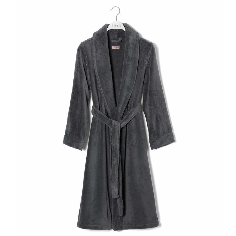 HAMAM chalatas OLYMPIA Dark Grey | Interjero dekoras ir dovanos | SILUETI e-boutique