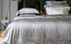 GINGERLILY Šilko patalynė SILVER GREY - SILUETI