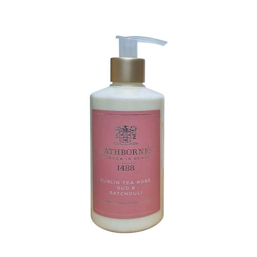 Rankų ir kūno losjonas DUBLIN TEA ROSE, OUD & PATCHOULI 250 ml - SILUETI