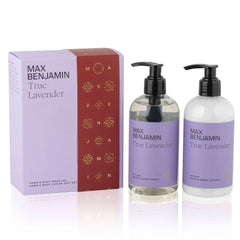 MAX BENJAMIN Aromatinio prausiklio ir losjono rinkinys TRUE LAVENDER | SILUETI e-boutique