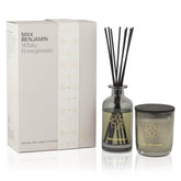 Aromatinės žvakės ir namų kvapo rinkinys WHITE POMEGRANATE - SILUETI