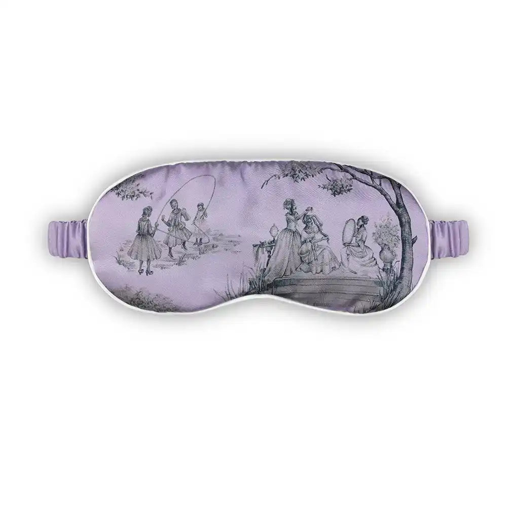 Šilkinė kaukė akims HARLEM TOILE LILAC - SILUETI