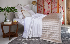 WHITE Silk Pillowcase 50x75 cm