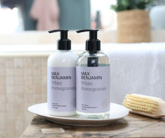 Aromatinio prausiklio ir losjono rinkinys WHITE POMEGRANATE - SILUETI