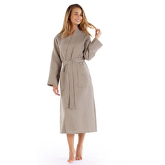 Chalatas MIA WAFFLE Warm Gray | L‘APPARTEMENT | SILUETI