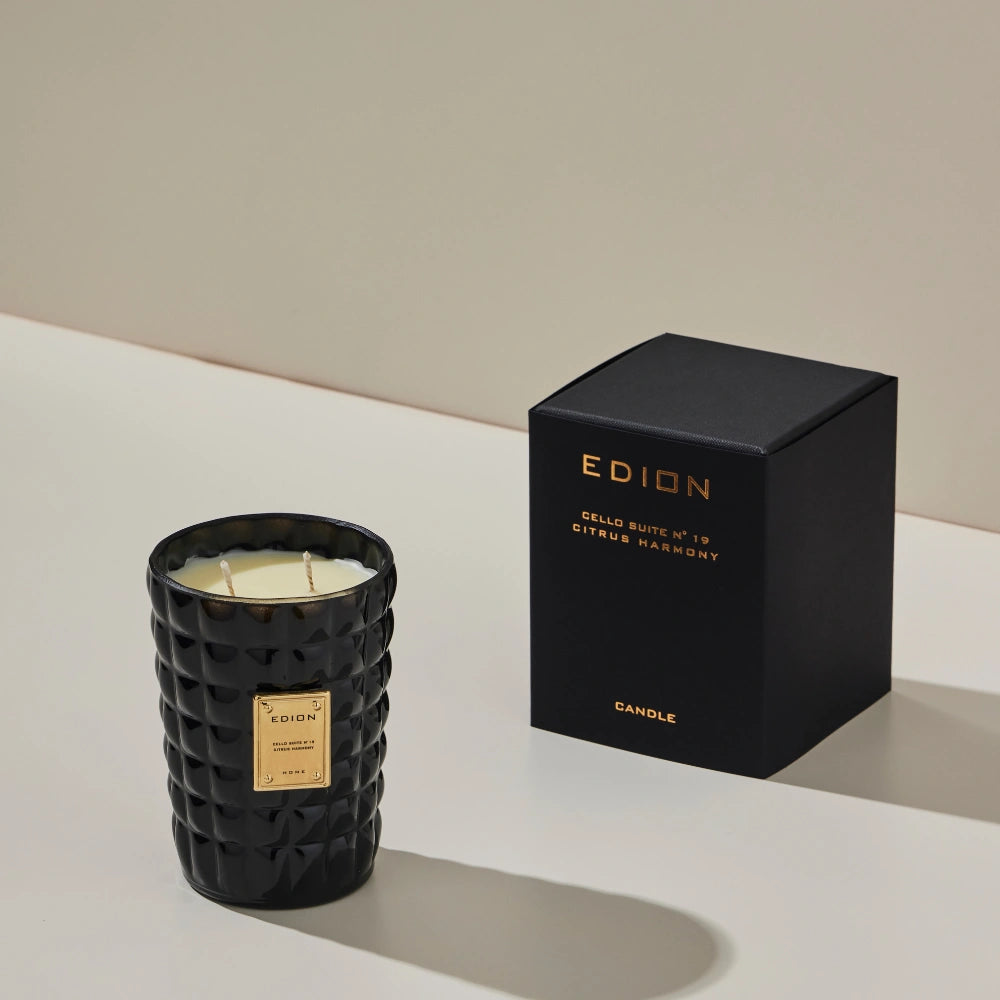 Aromatinė žvakė CELLO SUITE N. 19 CITRUS HARMONY 300 g | SILUETI e - boutique