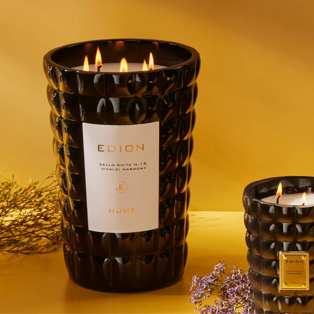 Aromatinė žvakė CELLO SUITE N. 15 VIVALDI HARMONY 2.5 kg | Interjero dekoras ir dovanos | SILUETI e - boutique