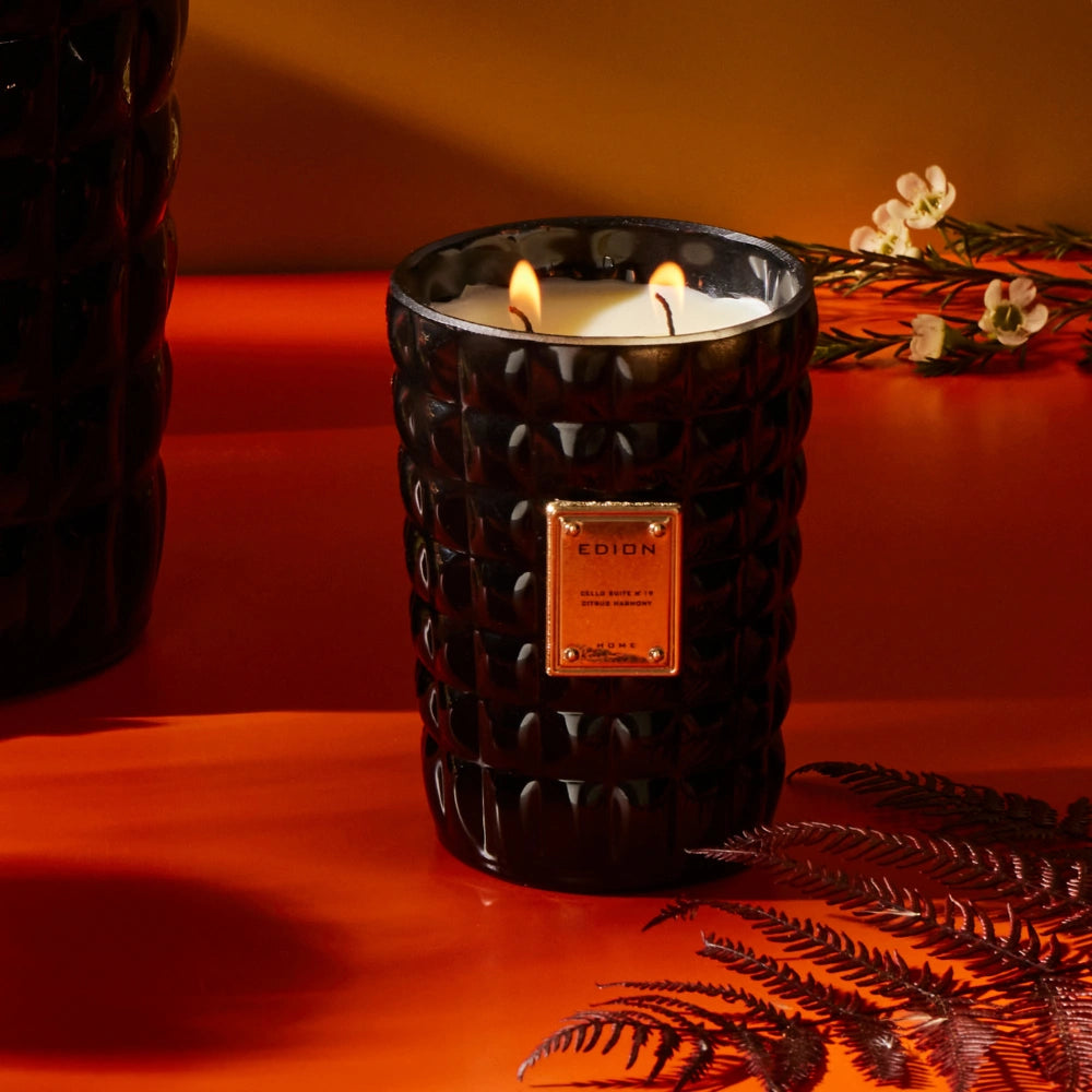 Aromatinė žvakė CELLO SUITE N. 19 CITRUS HARMONY 300 g | Interjero dekoras ir dovanos | SILUETI e - boutique
