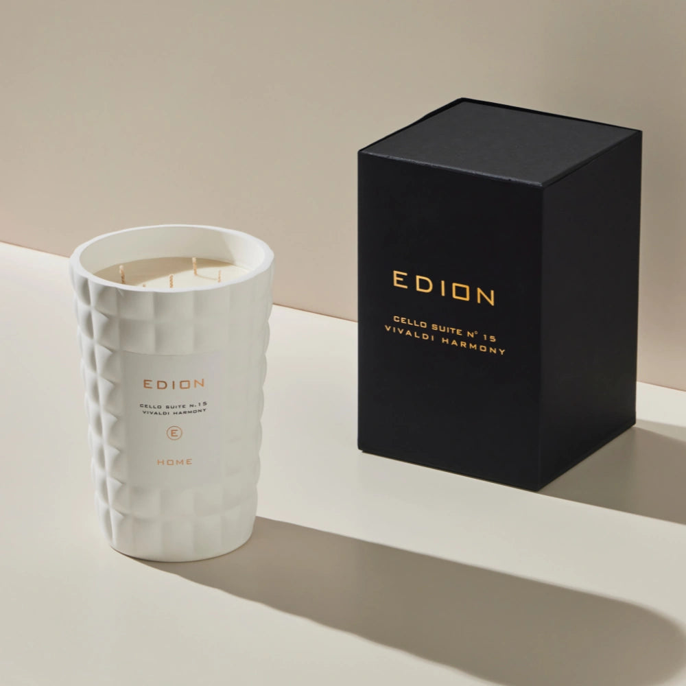 Aromatinė žvakė CELLO SUITE N. 15 VIVALDI HARMONY 2.5 kg | SILUETI e-boutique
