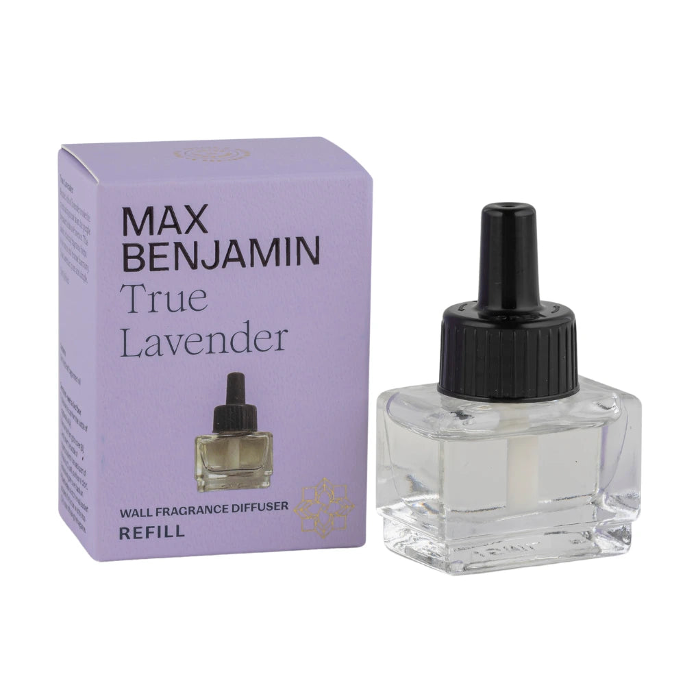 MAX BENJAMIN Elektrinio kvapų difuzoriaus papildymas TRUE LAVENDER | SILUETI e-boutique