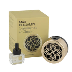 MAX BENJAMIN Elektrinis kvapų difuzorius LEMONGRASS & GINGER | SILUETI e-boutique 