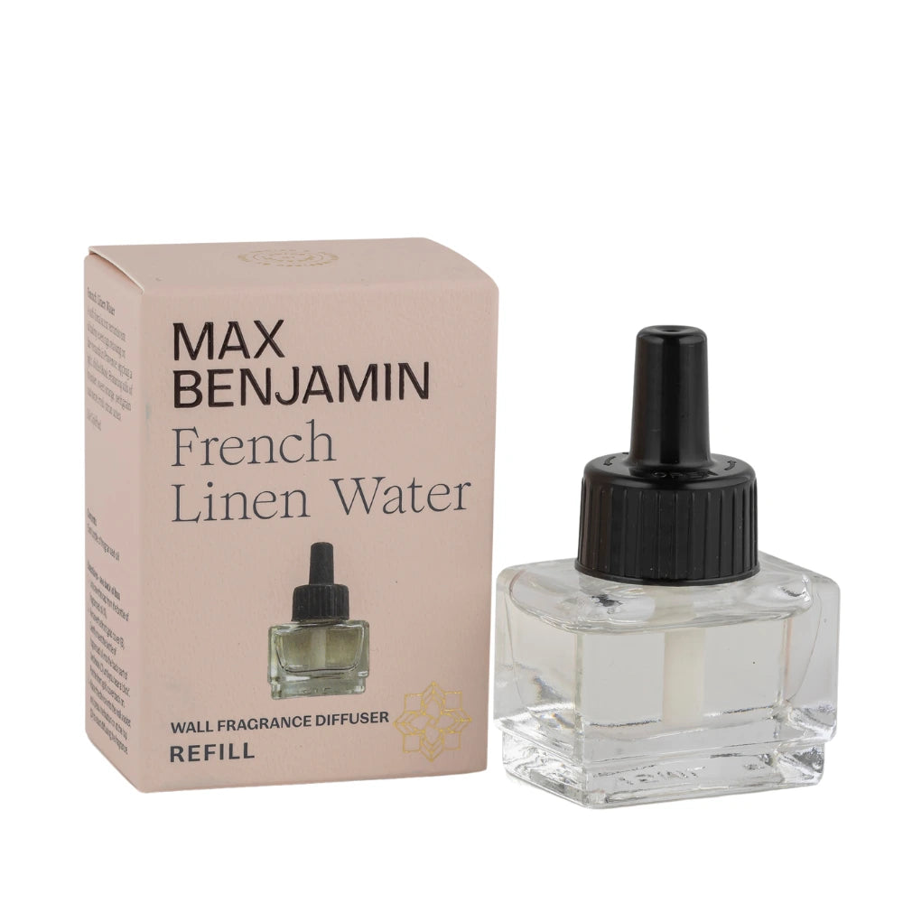 MAX BENJAMIN Elektrinio kvapų difuzoriaus papildymas FRENCH LINEN WATER | SILUETI e-boutique