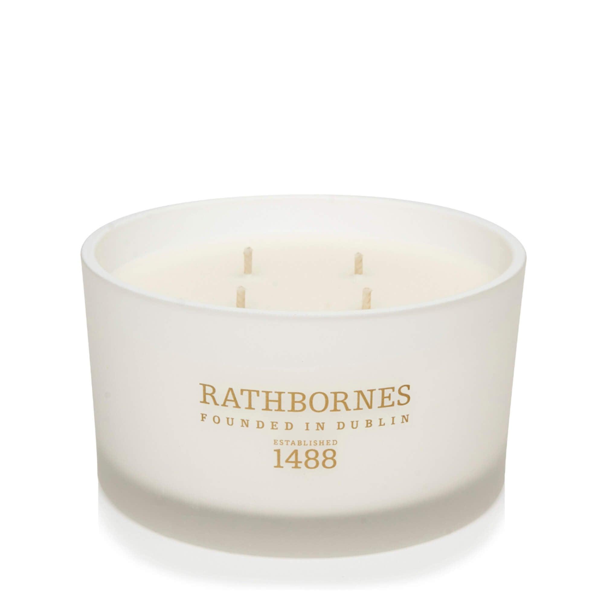 Aromatinė žvakė DUBLIN TEA ROSE, OUD & PATCHOULI 390 g - SILUETI