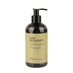 MAX BENJAMIN Rankų ir kūno prausiklis LEMONGRASS & GINGER 300 ml - SILUETI E-boutique