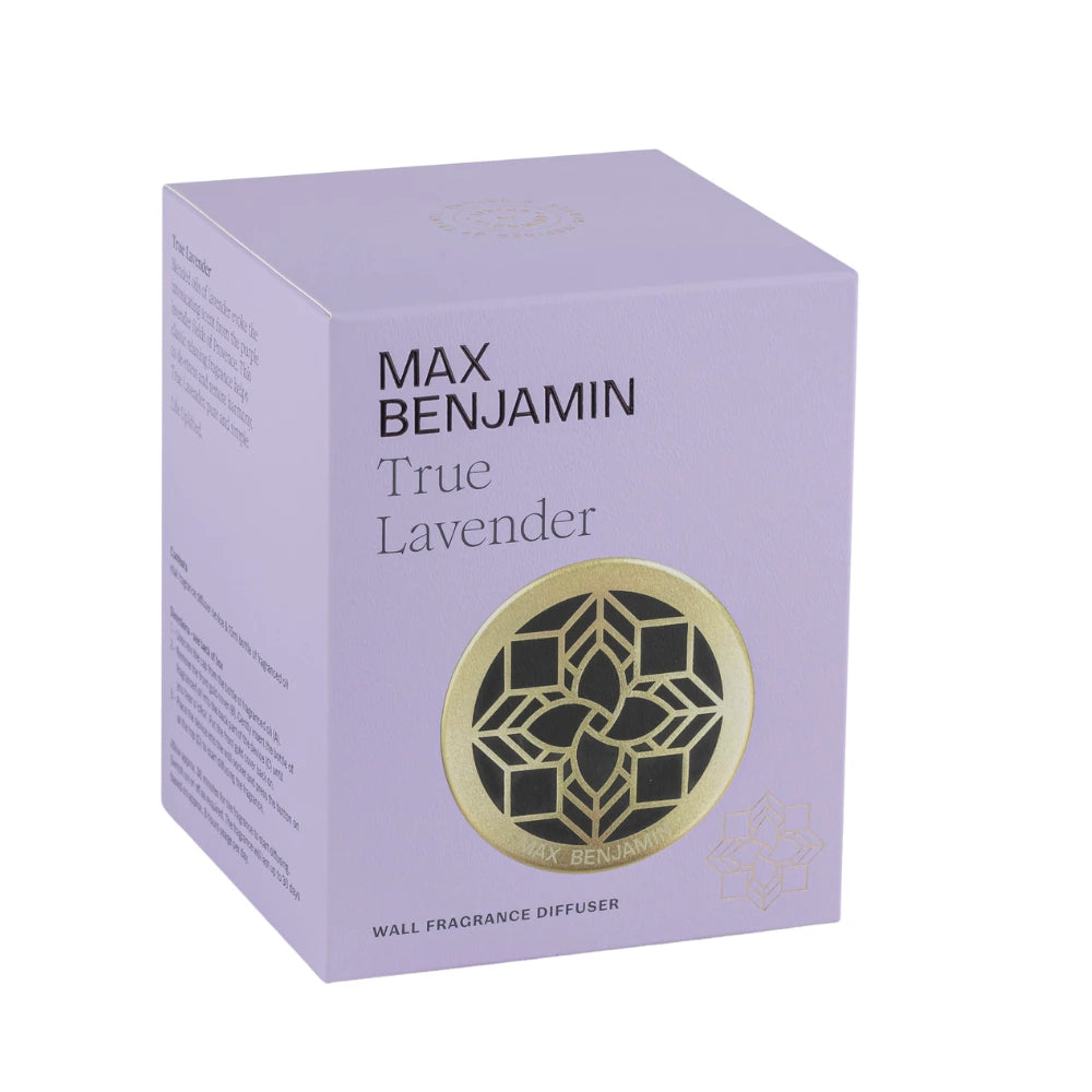 MAX BENJAMIN Elektrinis kvapų difuzorius MAX BENJAMIN TRUE LAVENDER | SILUETI e-boutique 