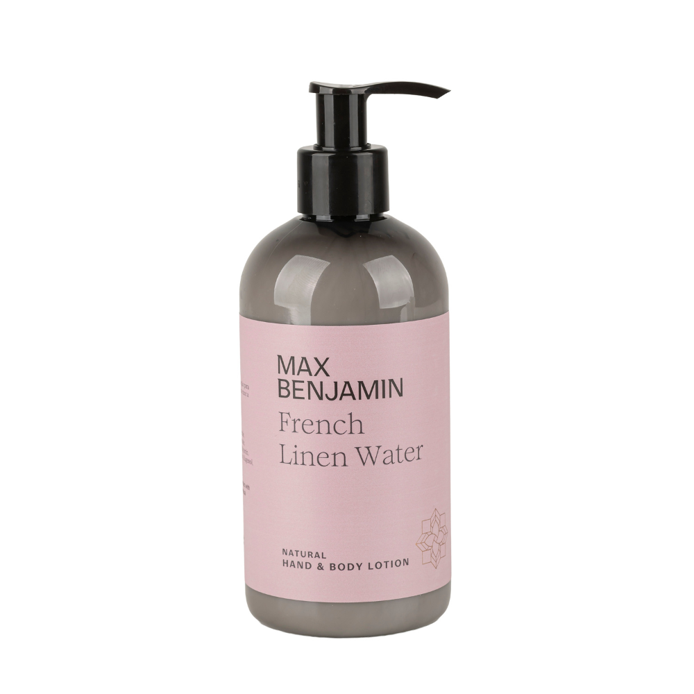 MAX BENJAMIN Rankų ir kūno losjonas FRENCH LINEN WATER 300 ml - SILUETI E-boutique