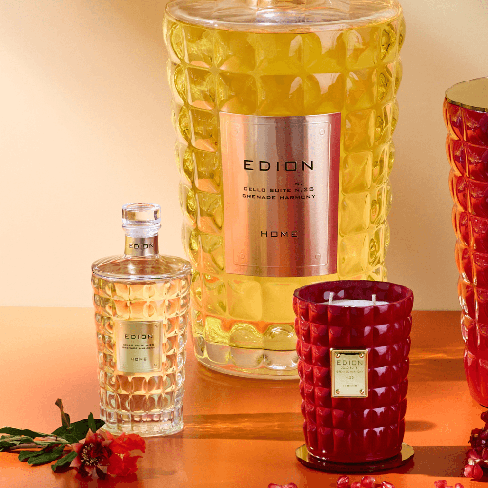 Edion Diffusers CELLO SUITE N. 25 GRENADE HARMONY Candle & Diffuser Gift Set | EDION ...
