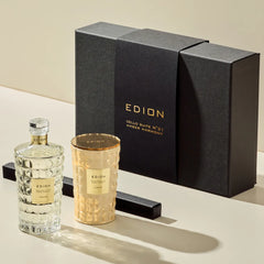 CELLO SUITE N. 31 AMBER HARMONY aromatinės žvakės ir namų kvapo rinkinys - EDION