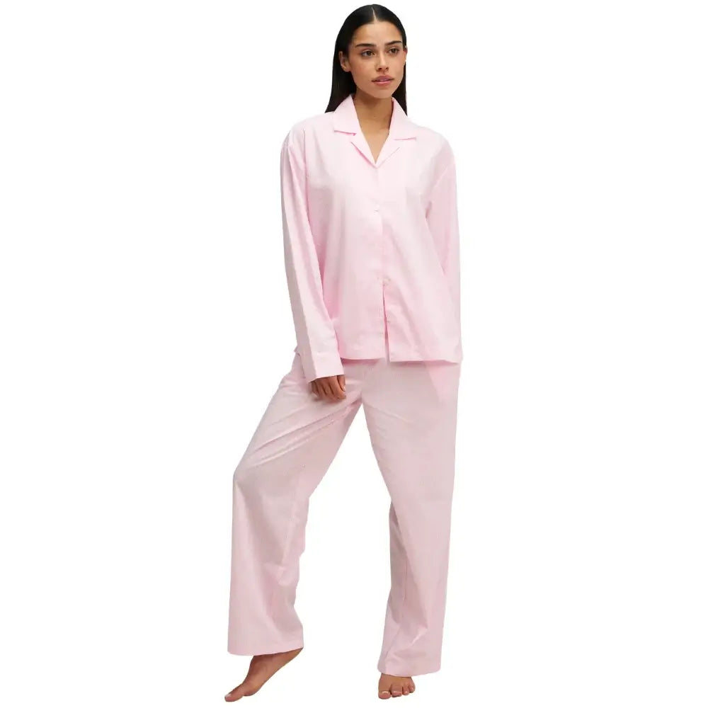 Medvilninė pižama PINK STRIPE | DORE & ROSE | www.SILUETI.shop