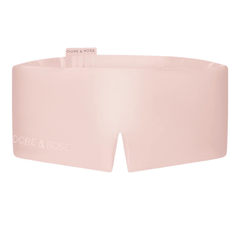 Šilkinė miego kaukė DEEP SLEEP MASK LIGHT PINK | DORE & ROSE | www.SILUETI.shop
