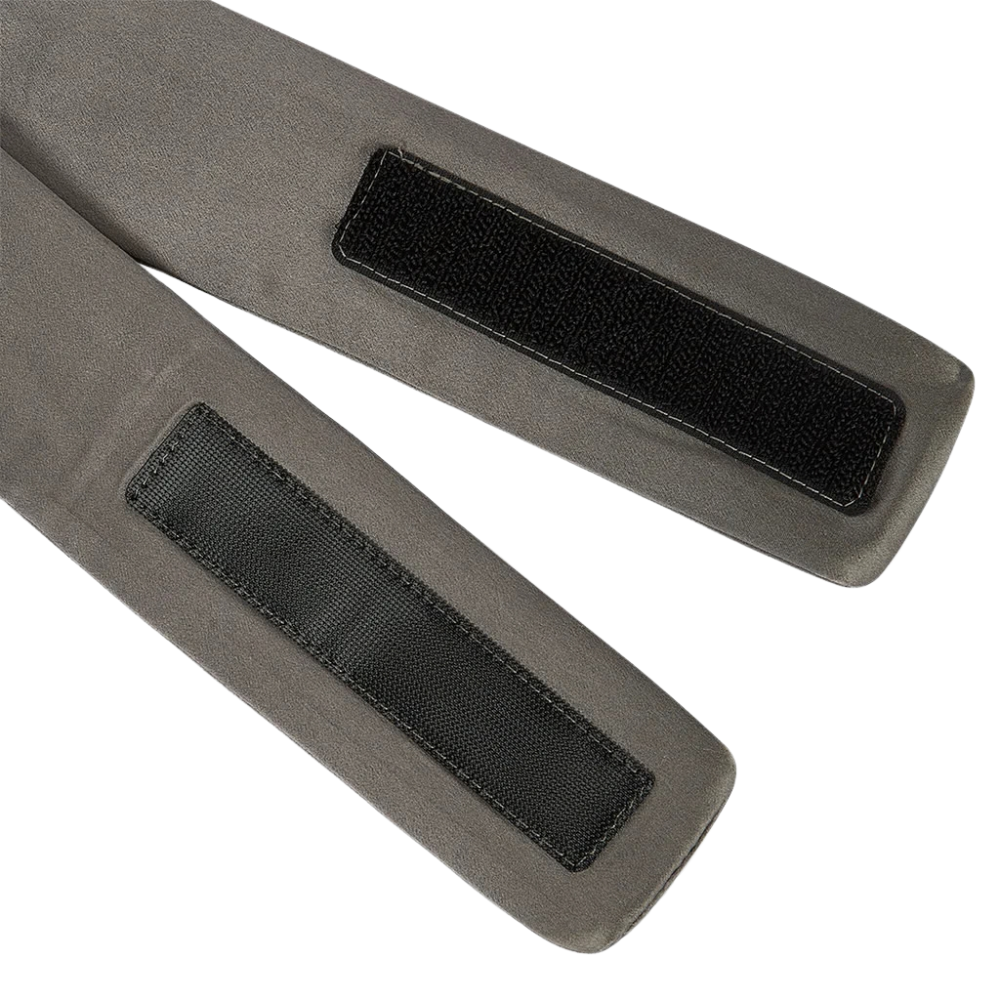 Natūralaus šilko juosta plaukams CHARCOAL | DORE & ROSE | www.SILUETI.shop