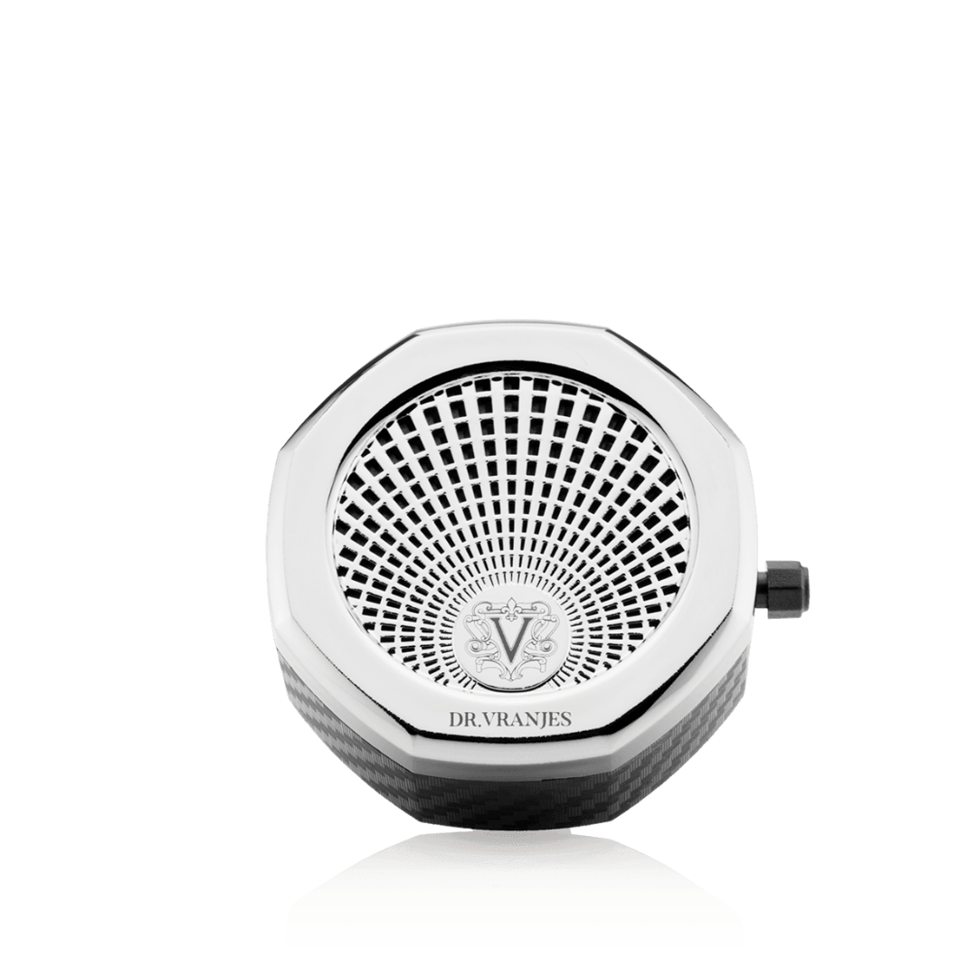 Dr. Vranjes kvapo automobiliui laikiklis CHROME | Interjero dekoras ir dovanos | SILUETI e - boutique