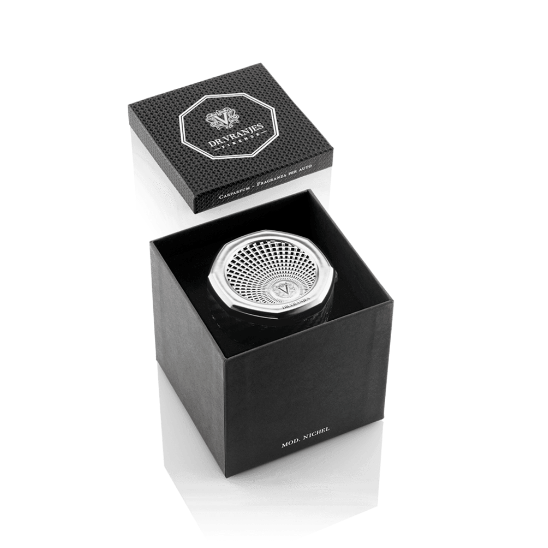 Dr. Vranjes kvapo automobiliui laikiklis NICKEL | Interjero dekoras ir dovanos | SILUETI e - boutique