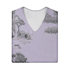 Šilkinė tunika HARLEM TOILE LILAC - SILUETI