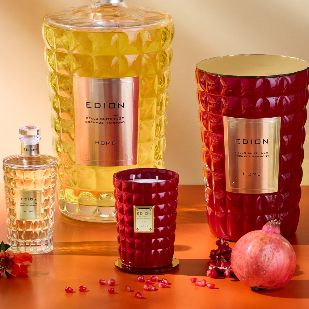 EDION FIRENZE Aromatinė žvakė N. 25 GRENADE HARMONY | Interjero dekoras ir dovanos | www.SILUETI.shop