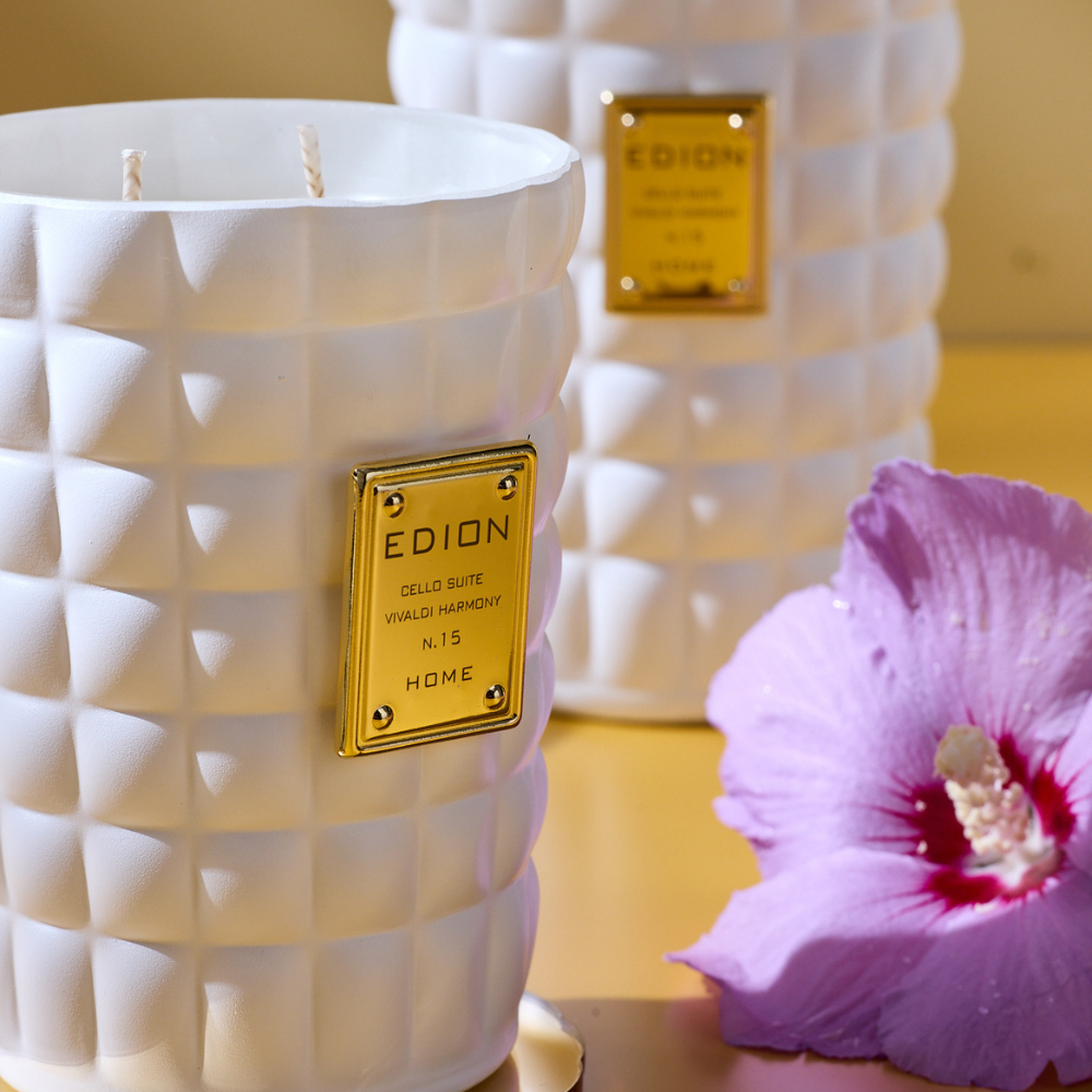 EDION FIRENZE Aromatinė žvakė CELLO SUITE N. 15 VIVALDI HARMONY | Interjero dekoras ir dovanos | SILUETI e - boutique
