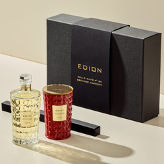 CELLO SUITE N. 25 GRENADE HARMONY aromatinės žvakės ir namų kvapo rinkinys - EDION