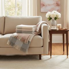 LAMBSWOOL CASHMERE - PORT MOR pledas | FOXFORD | Interjero dekoras